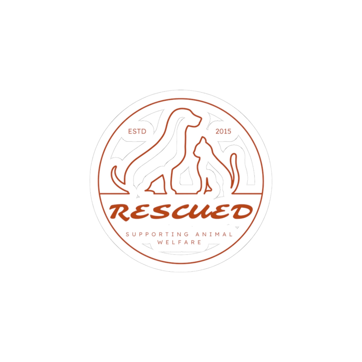 RESCUED Kiss-Cut Stickers
