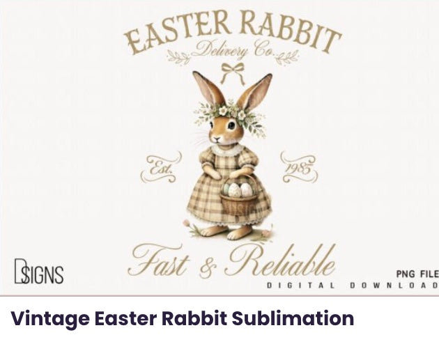 Vintage Easter Rabbit Apparel