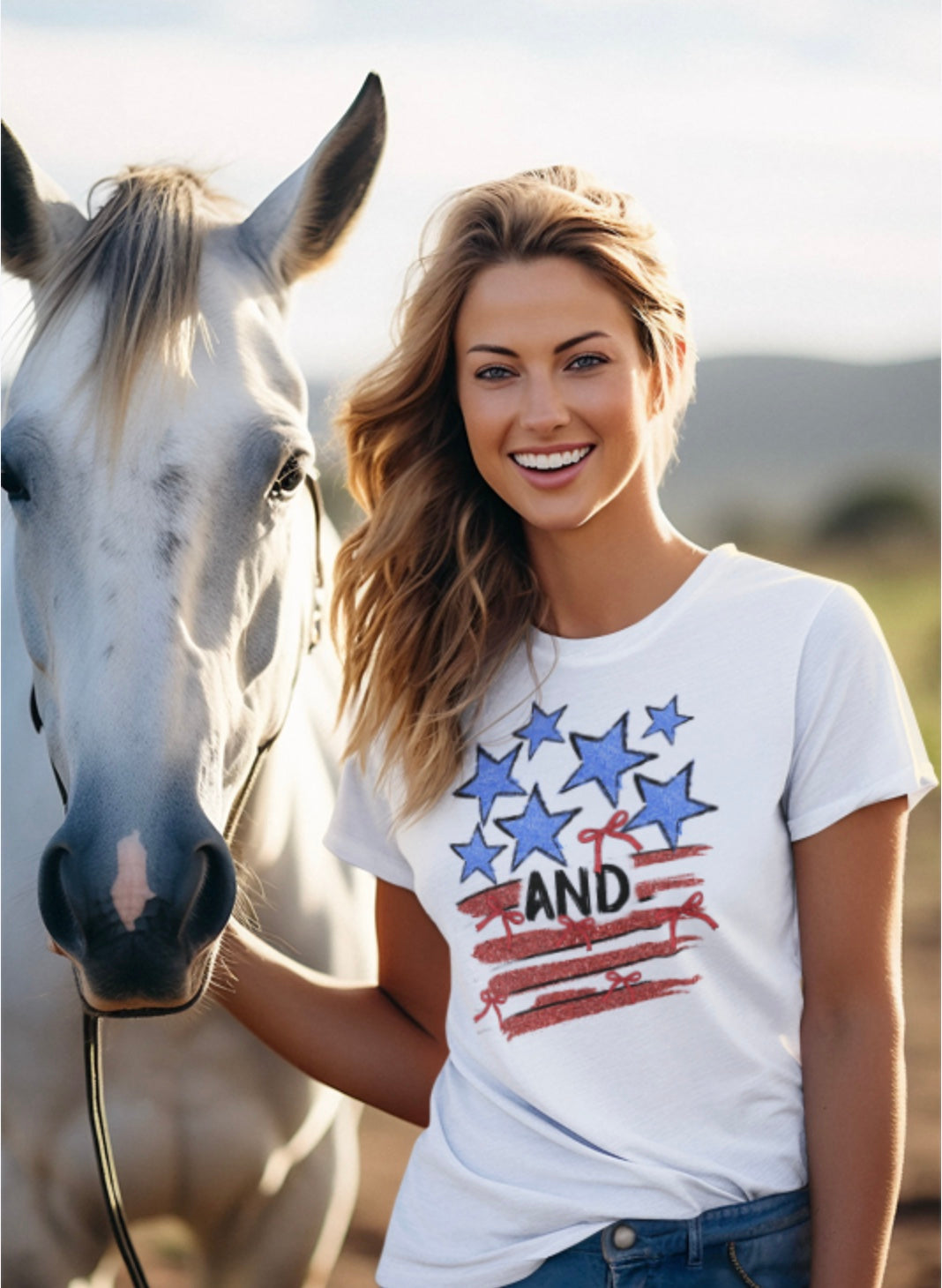 Stars & Stripes Retro T-shirt