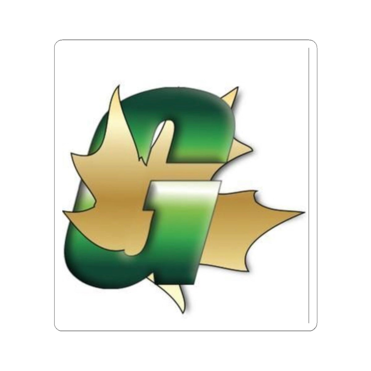 Geneseo Maple Leaf Kiss-Cut Stickers