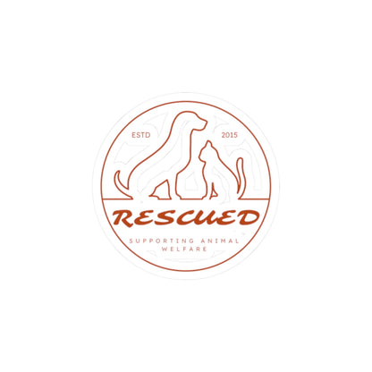 RESCUED Kiss-Cut Stickers