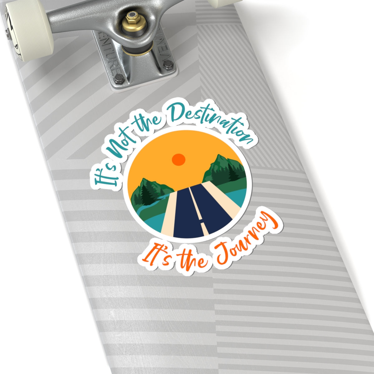 It's Not the Destination It's the Journey Kiss-Cut Stickers