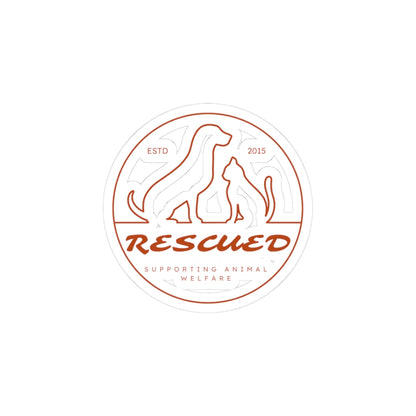 RESCUED Kiss-Cut Stickers