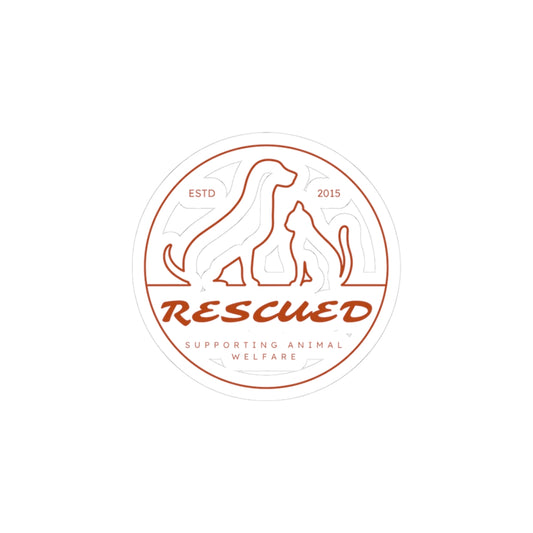 RESCUED Kiss-Cut Stickers