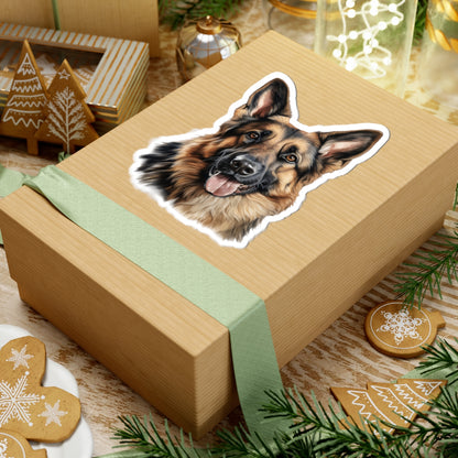 German Shepherd Kiss-Cut Stickers