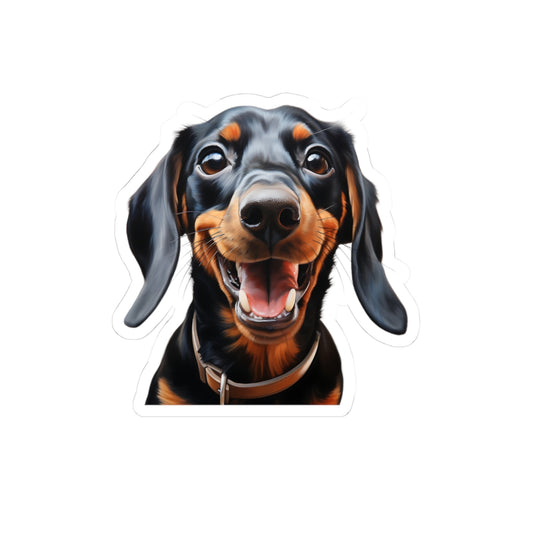 Miniature Dachshund Kiss-Cut Stickers