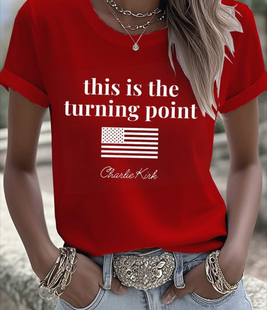 This is the turning Point - Charlie Kirk t-shirt