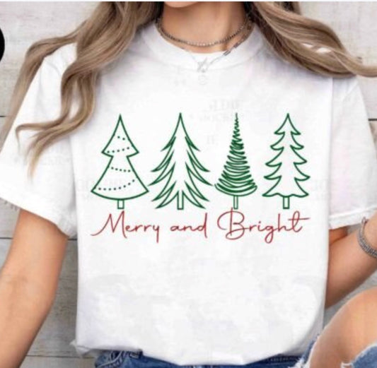 Merry and Bright Christmas Crewneck