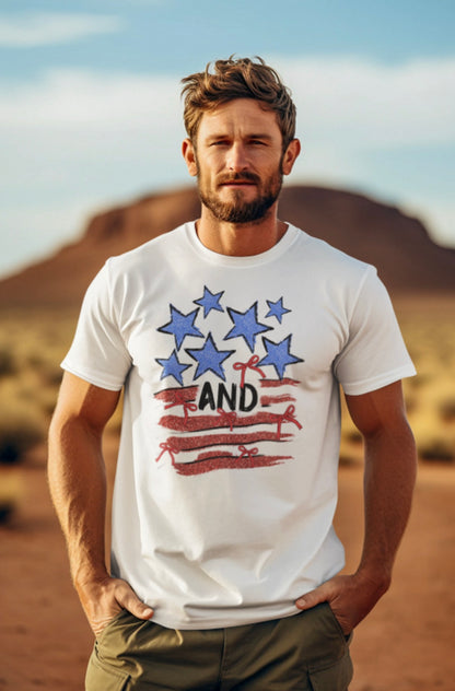 Stars & Stripes Retro T-shirt