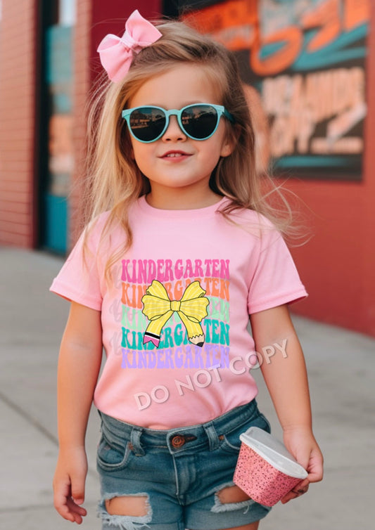 Kindergarten Bow Shirt