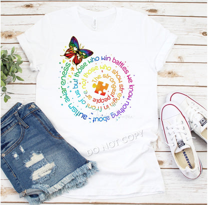 Autism Awareness Butterfly