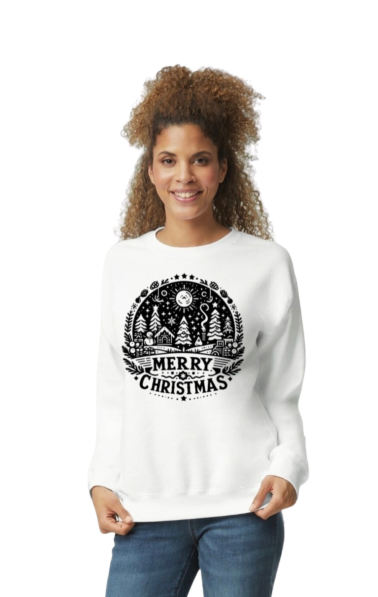 Merry Christmas Siimple Black Design