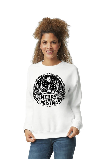 Merry Christmas Siimple Black Design