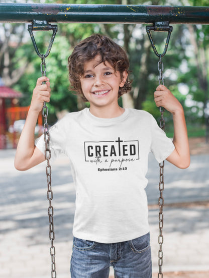 Created With A Purpose Youth T-Shirt