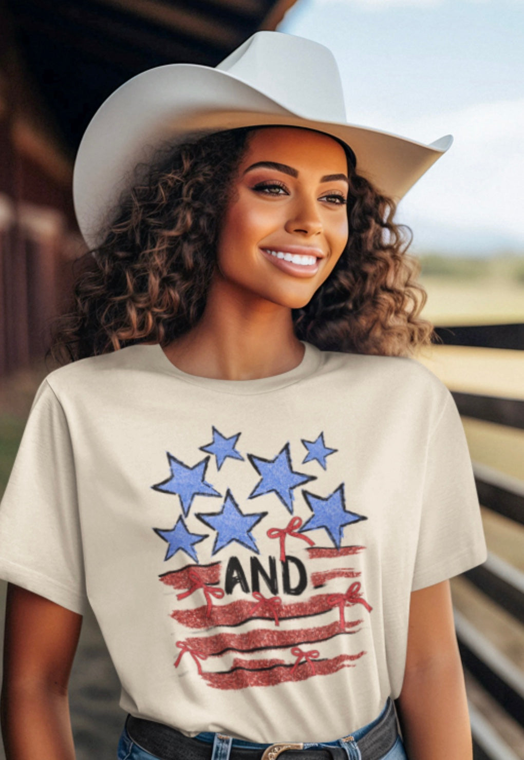 Stars & Stripes Retro T-shirt